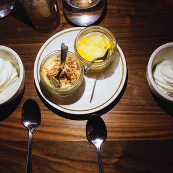 Sarma - MUST get the frozen greek yogurt, and get the mango topping as opposed to the carrot cake one! - Middle Eastern Near Me - Somerville, Massachusetts