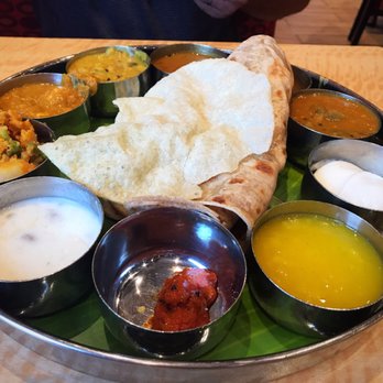 Saravana Bhavan - South Indian thaali ( can't share it with other person per menu even though not unlimited) - Indian Near Me - Edison, New Jersey Saravana Bhavan - South Indian thaali ( can't share it with other person per menu even though not unlimited) - Indian Near Me - Edison, New Jersey