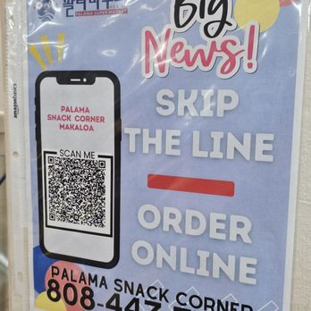 Palama Snack Corner - Order Online! - Korean Near Me - Honolulu, Hawaii