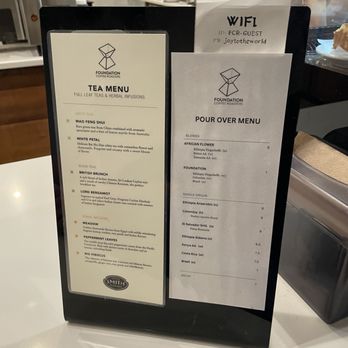 Foundation Coffee Roasters - Menu and wifi - Coffee Roasteries Near Me - Fairfax, Virginia