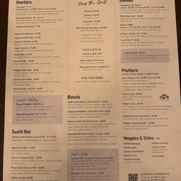 Food menu Food menu