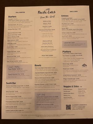 Menu photo 8 Pacific Catch Tustin, CA Menu photo 8 Pacific Catch Tustin, CA