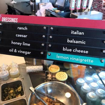 MOD Pizza - Salad dressing options - Fast Food Near Me - Blue Springs, Missouri