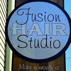Fusion Hair Studio - Check out our new sign!
