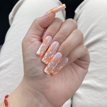 Tips & Toes - long square gel-x - Nail Salons Near Me - Westminster, California