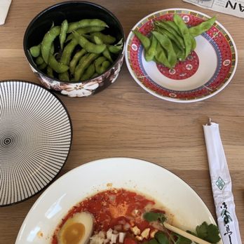 Sazan Ramen - Spicy Paitan Ramenx2 & Edamame - Ramen Near Me - Austin, Texas Sazan Ramen - Spicy Paitan Ramenx2 & Edamame - Ramen Near Me - Austin, Texas