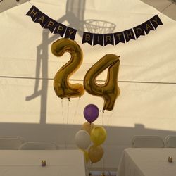 D&J Party World - 20x20 Tent with bulb lights. Great tent!