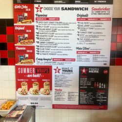 Jimmy John's - Menu