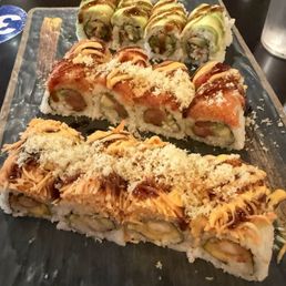 Dragon Roll Mr. Tokyo Roll Volcano Roll