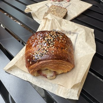 LoDough Bakery - Ham and cheese croissant and banana bread - Bakeries Near Me - Denver, Colorado