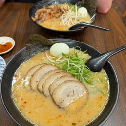 Pork ramen with pork/chashu protein