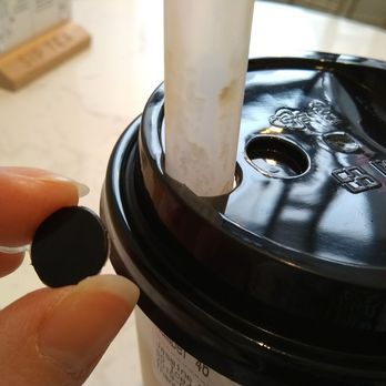 Sip Tea - I almost swallowed the plastic nub that popped out & fell into the drink when I put the straw in. I think it's supposed to stay attached :( - Bubble Tea Near Me - Ottawa, Ontario