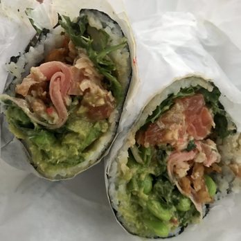 PokiTomik - Poke Burrito with double salmon - Poke Near Me - Glendale, California