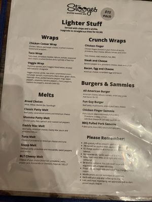 Menu photo 1 Stooges Lockport, NY
