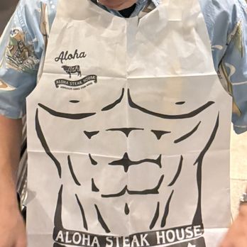 Aloha Steak House - Men's bib - Steakhouses Near Me - Honolulu, Hawaii