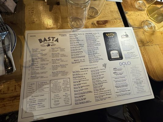 Menu photo 6 Basta Thousand Oaks, CA