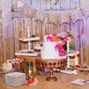On Fire Food Co - Deena added all of the flowers to my cake - I was SO impressed! - Caterers Near Me - Vista, California