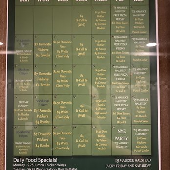 J W Holstein's Saloon - Daily Food & Drink Specials! - Bars Near Me - Tinley Park, Illinois