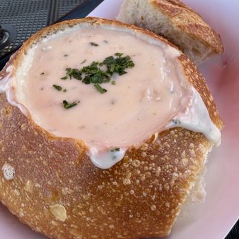 Boudin - Clam Chowder in a Sourdough Bread Bowl - Bakeries Near Me - San Francisco, California Boudin - Clam Chowder in a Sourdough Bread Bowl - Bakeries Near Me - San Francisco, California