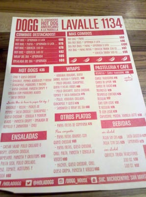 Menu photo 4 Dogg House Buenos Aires, C