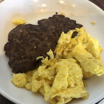 Pork Belly's Eatery & Catering - Side orders scrambled eggs and sausages - New American Near Me - Cedar City, Utah