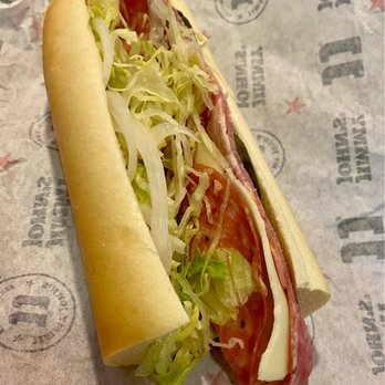 Jimmy John's - a hot dog with lettuce and tomato - Delis Near Me - DePere, Wisconsin Jimmy John's - a hot dog with lettuce and tomato - Delis Near Me - DePere, Wisconsin