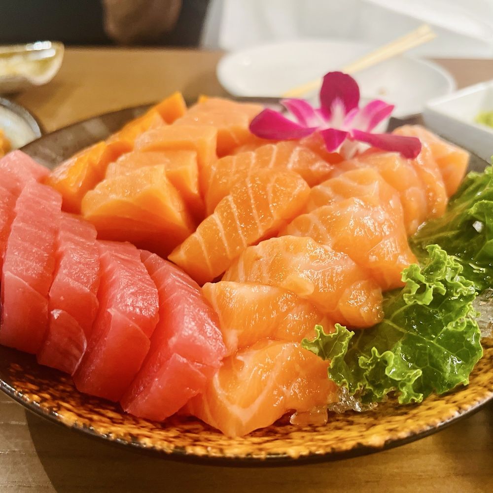 Machi Sushi - Tuna, smoked salmon, salmon sashimi - Japanese Near Me - Houston, Texas