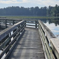 Lake Cunningham Recreation Area - Pier out to water