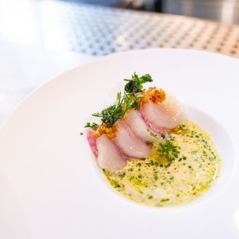 Rooster & Owl - SCALLOP CRUDO | leche de tigre | citrus salad | nouc cham - New American Near Me - Washington, DC, District of Columbia Rooster & Owl - SCALLOP CRUDO | leche de tigre | citrus salad | nouc cham - New American Near Me - Washington, DC, District of Columbia