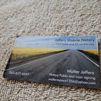 Jeffers Mobile Notary - Company logo - Notaries Near Me Jeffers Mobile Notary - Company logo - Notaries Near Me