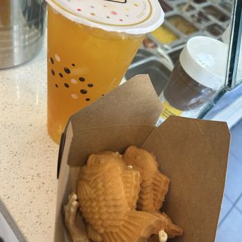 Break the Ice - Taiyaki with Nutella and custard, Lychee Mango Jasmine Tea - Ice Cream & Frozen Yogurt Near Me - Riverside, California Break the Ice - Taiyaki with Nutella and custard, Lychee Mango Jasmine Tea - Ice Cream & Frozen Yogurt Near Me - Riverside, California