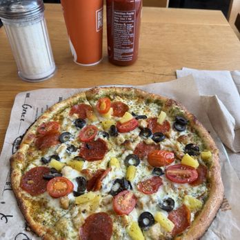Blaze Pizza - 11"Build Your Own Pizza (Large) - Salad Near Me - Marina, California Blaze Pizza - 11"Build Your Own Pizza (Large) - Salad Near Me - Marina, California