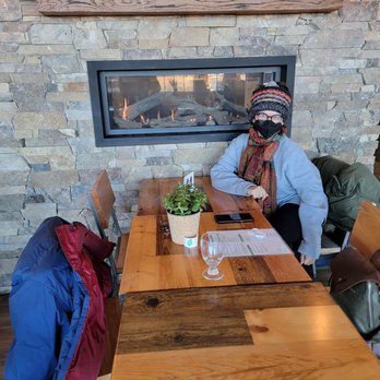 Pulse Cafe - Gas fireplace tableside - Vegan Near Me Pulse Cafe - Gas fireplace tableside - Vegan Near Me