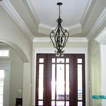 Atlantis Homes - Traditional entry way with full mahogany door unit - General Contractors Near Me Atlantis Homes - Traditional entry way with full mahogany door unit - General Contractors Near Me