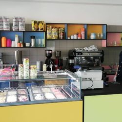 Eiscafé Castaldi - New environement , new furniture Basler Strasse 2