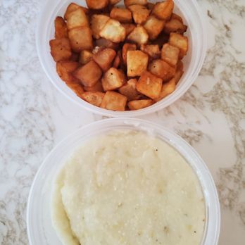 Another Broken Egg Cafe - Plain grits and side of potatoes - Breakfast & Brunch Near Me - Brandywine, Maryland Another Broken Egg Cafe - Plain grits and side of potatoes - Breakfast & Brunch Near Me - Brandywine, Maryland