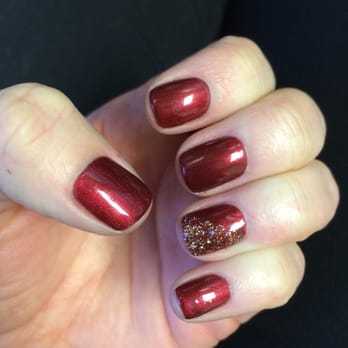 Glitz Nail - Some Christmasy power nails! - Waxing Near Me - New York, New York