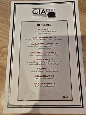 Menu photo 2 GIA MIA - Geneva Geneva, IL Menu photo 2 GIA MIA - Geneva Geneva, IL