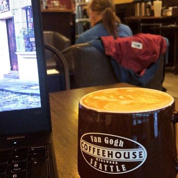 Van Gogh Coffeehouse - Great place to work from. Might add their chocolate muffins are a delight. - Coffee & Tea Near Me - Seattle, Washington