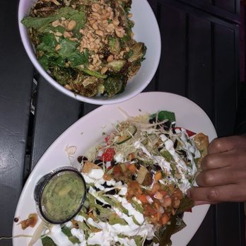 Miti Miti - Miti Nachos and Crispy Brussels Sprouts - Latin American Near Me - Brooklyn, New York