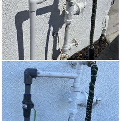Sunrise Vine View - Installed new schedule 80 ball valve so customer can shut off irrigation without shutting off water to the house.