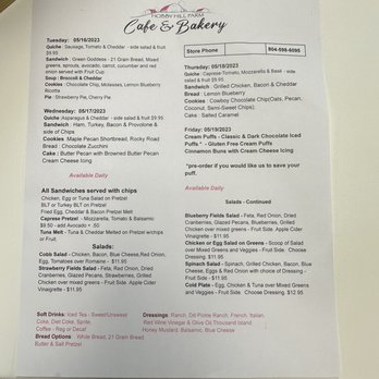 Culinary by Hobby Hill - Menu - Cooking Schools Near Me - Powhatan, Virginia Culinary by Hobby Hill - Menu - Cooking Schools Near Me - Powhatan, Virginia