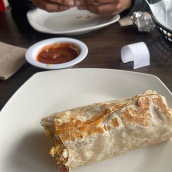 Burrito House Spokane - This is the bacon breakfast burrito and it's twice this size I just ate the rest - Mexican Near Me - Spokane, Washington Burrito House Spokane - This is the bacon breakfast burrito and it's twice this size I just ate the rest - Mexican Near Me - Spokane, Washington