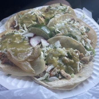 Plaza Oaxaca - three tacos on a paper plate - Street Vendors Near Me - Pasco, Washington Plaza Oaxaca - three tacos on a paper plate - Street Vendors Near Me - Pasco, Washington
