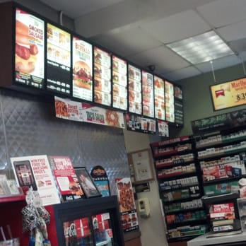 Carl's Jr - Carl's Jr. Menu in the Gas Station/Convenience Store. - Burgers Near Me - Honolulu, Hawaii