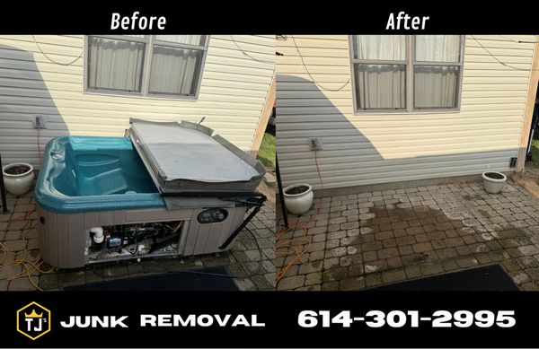 Hot Tub Removals - These removals allowed for the clients to regain part of their back yard back! These non working hot tubs won’t be taking up space and allow for new uses for the space!