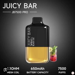 Wake’n Bake Smoke Shop - JUICY BAR 7500 PRO
JUST ARRIVED WITH ALL JUICY FLAVORS