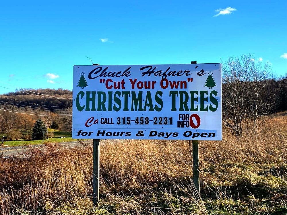 CHUCK HAFNER’S CUT YOUR OWN CHRISTMAS TREE Updated June 2024 8500