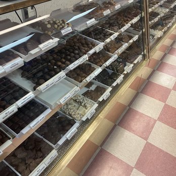 Chocolates With Love - a display of chocolates - Chocolatiers & Shops Near Me - Ramsey, New Jersey