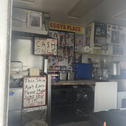 Eggy's Place - View through the order window.
